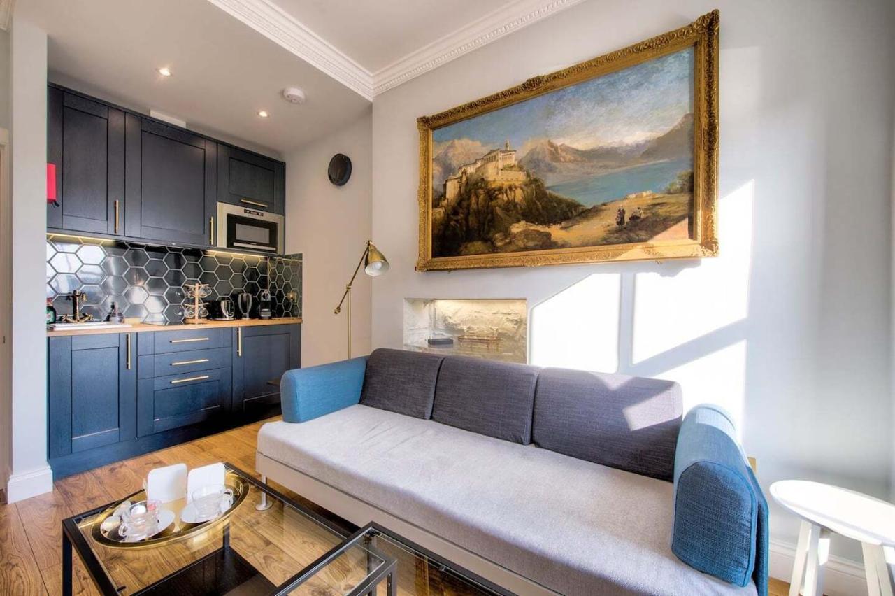 Upper Bow - Luxurious, Modern 1Br Apartment Near Castle Edynburg Zewnętrze zdjęcie