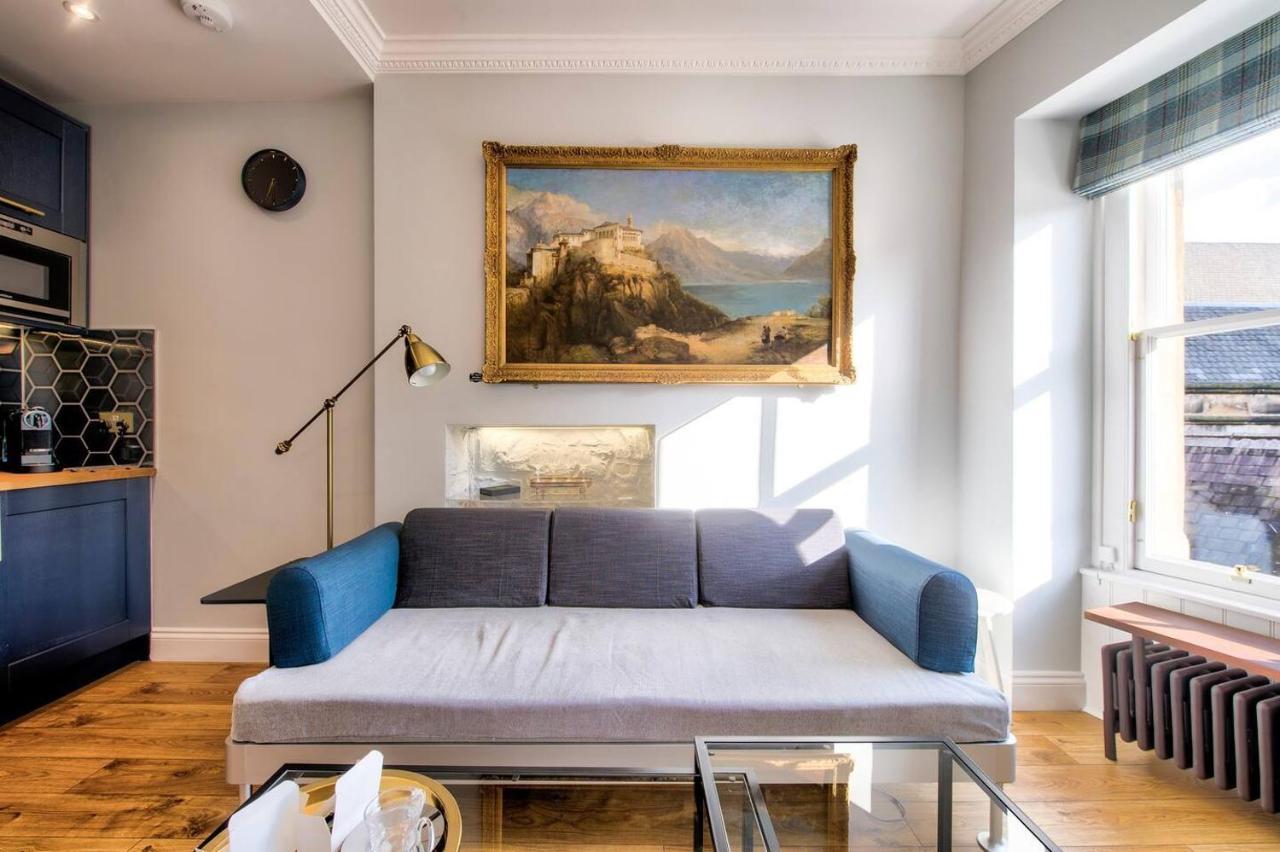 Upper Bow - Luxurious, Modern 1Br Apartment Near Castle Edynburg Zewnętrze zdjęcie