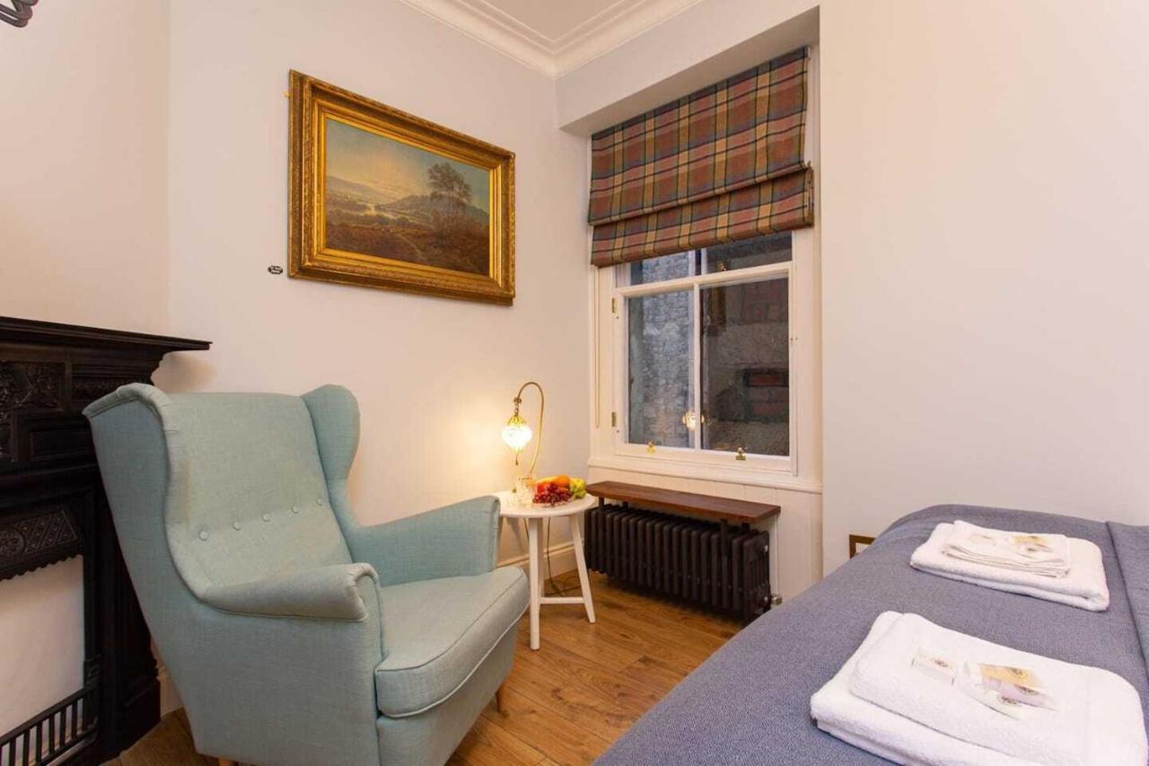 Upper Bow - Luxurious, Modern 1Br Apartment Near Castle Edynburg Zewnętrze zdjęcie